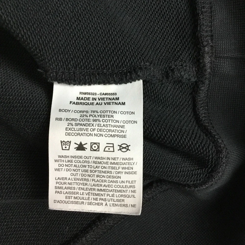 Nike Air Kids XL Black Grey Iridescent Logo Crewneck Sweatshirt‎ Pullover